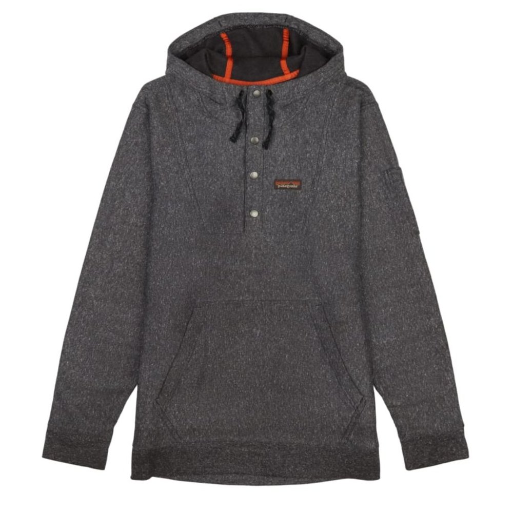 Patagonia Men's Hemp Hoody Sweatshirt – Ink Black